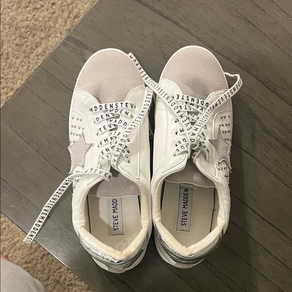 Steve Madden Studded Star Sneakers - Picture 2 of 3